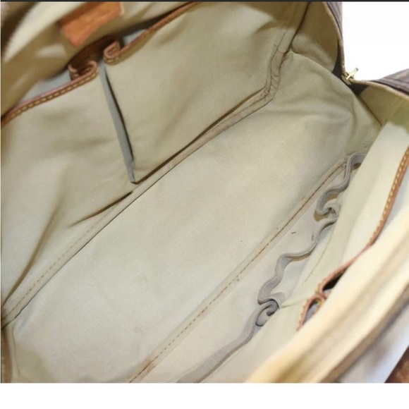 Authentic Louis Vuitton LV Hand Bag Deauville Browns Monogram - Picture 12 of 13
